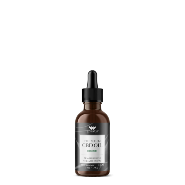 The Wellness Collections Organic CBD Oil Fresh Mint Flavour